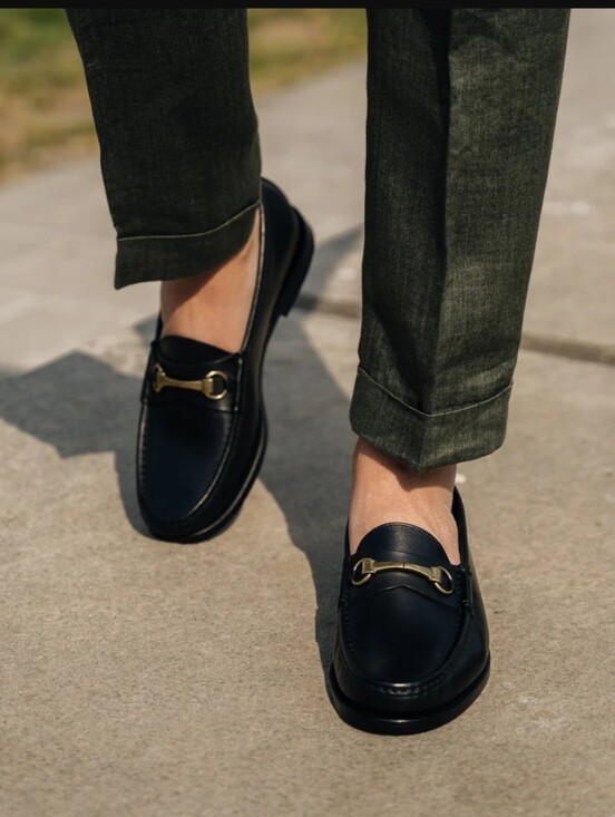 Velasca Other - Velasca Verserat Horsebit Loafers Leather Shoes Black Men's 8.5 Made In Italy